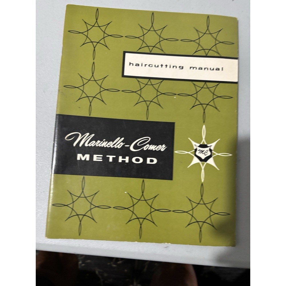 Vintage 1960s MARINELLO-COMER METHOD HAIRSTYLING MANUAL Book